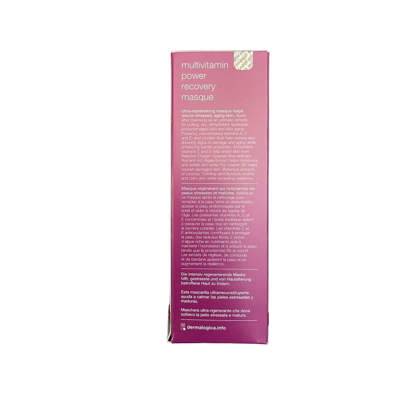 DERMALOGICA Age Smart Multivitamin Power Recovery Masque by for Unisex - 2.5 oz Masque
