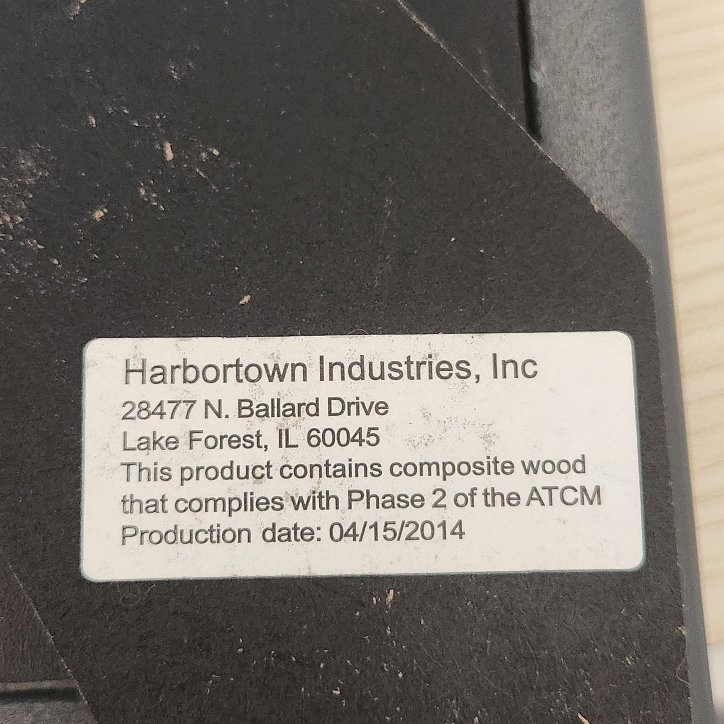 Embroidered 8" x 6" Frame Says Wine O'clock Clock Face Grapes Leaves Harbortown Industries Il.