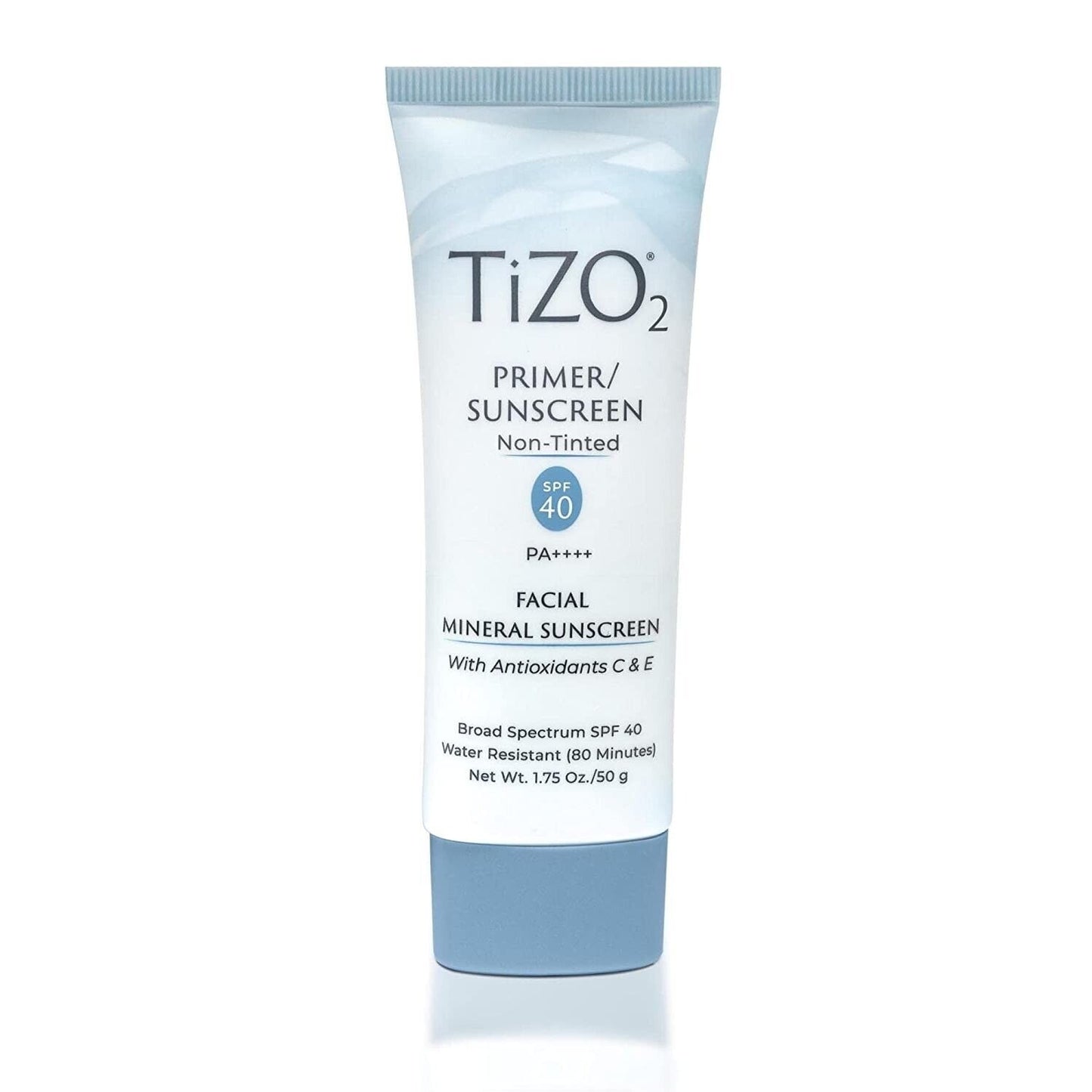 Skin Care TIZO 2 Primer / Sunscreen Non-Tinted Facial SPF 40 1.75 oz