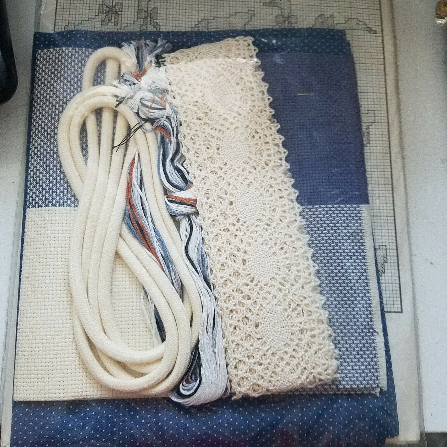 Craft Kit Dale Burdett Gaggle of Geese A Country Cross Stitch Pillow Kit 1985