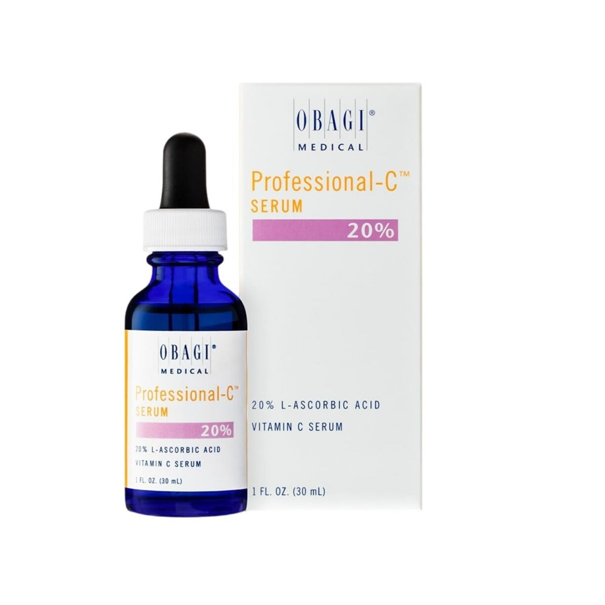 Skincare Obagi Professional C Serum 20% 1 Fl Oz Vitamin C Facial Serum Normal to Oily Skin
