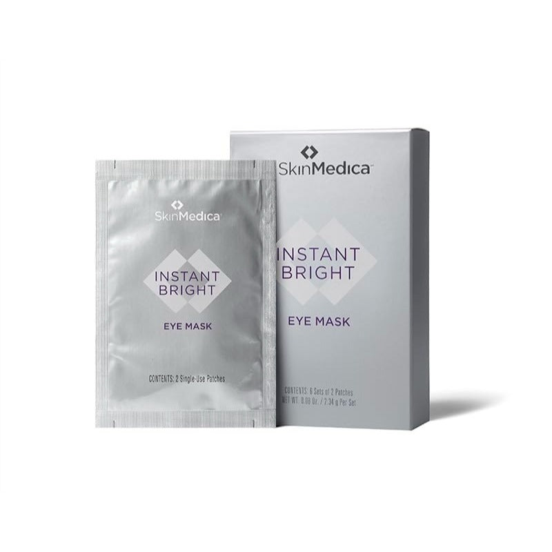 Skincare SkinMedica Instant Bright Eye Masks 6 ct- Under Eye Patches for Puffy Eyes