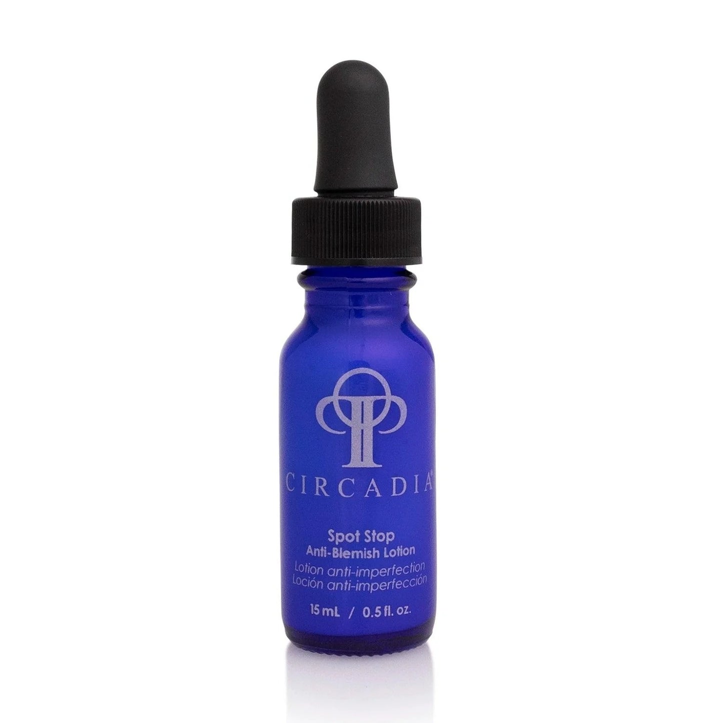 Skincare Circadia Spot Stop 0.5 oz Anti-Blemish Lotion contains plant extracts