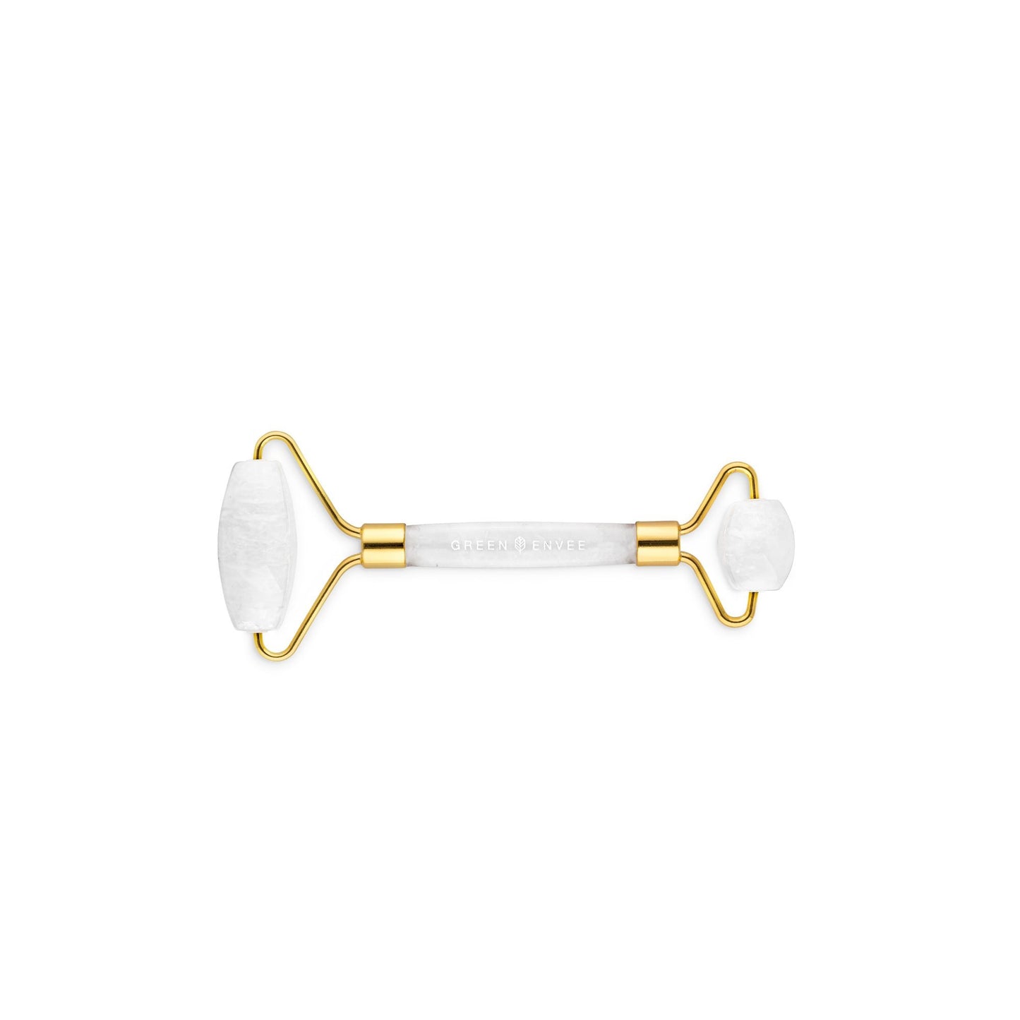 Skincare Green Envee Clear Quartz Facial Roller brings harmony and balance.