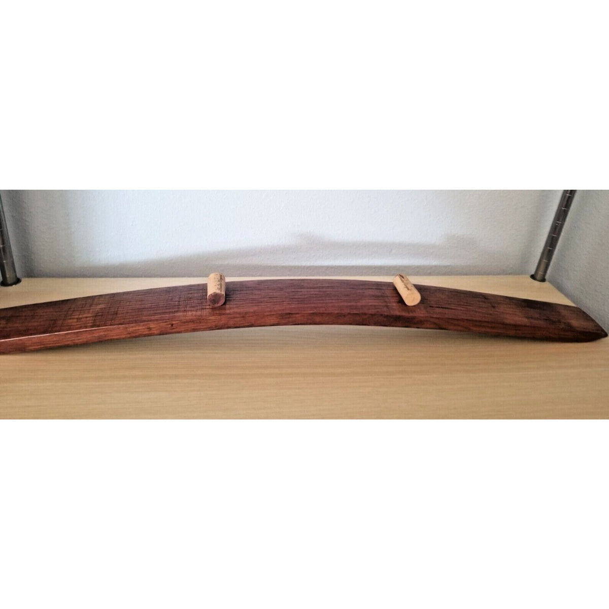 Wine Stave Sushi Tray Cork Feet 34" x 3 1/2 " x 2" Food Safe