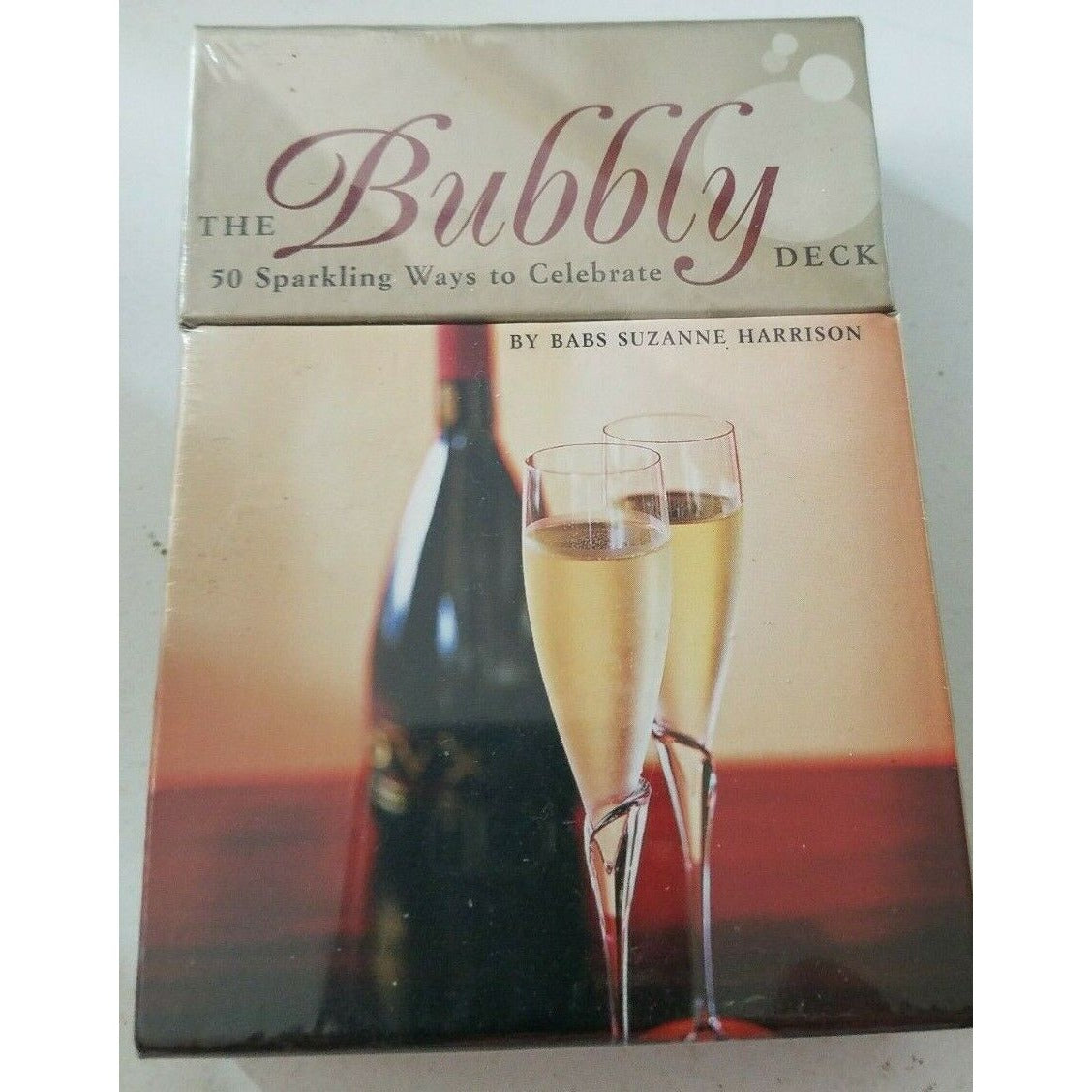 Card Bubbly Deck 50 Sparkling Ways to Celebrate Babs Suzanne Harrison 2004 Mumm