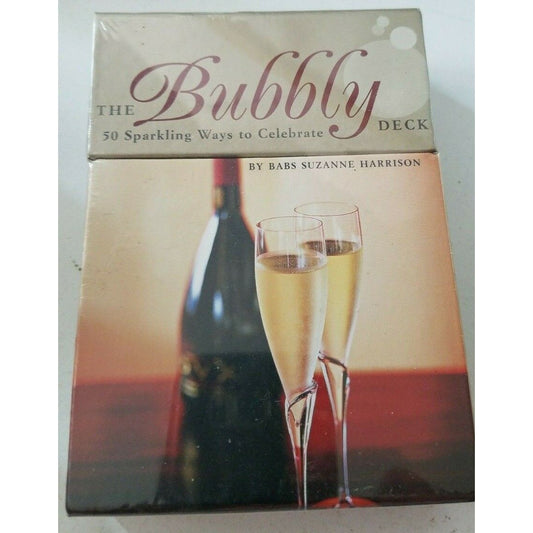 Card Bubbly Deck 50 Sparkling Ways to Celebrate Babs Suzanne Harrison 2004 Mumm