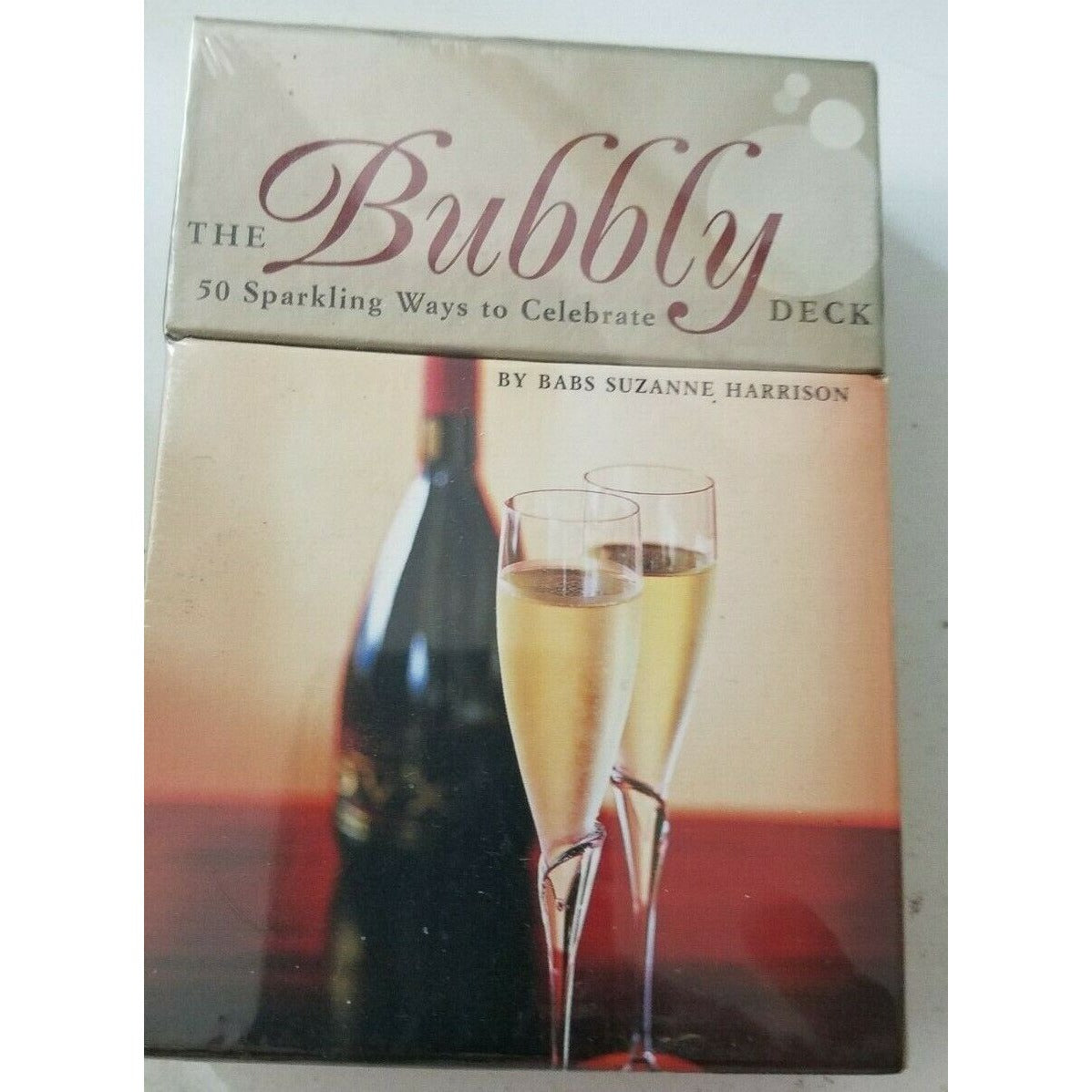 Card Bubbly Deck 50 Sparkling Ways to Celebrate Babs Suzanne Harrison 2004 Mumm
