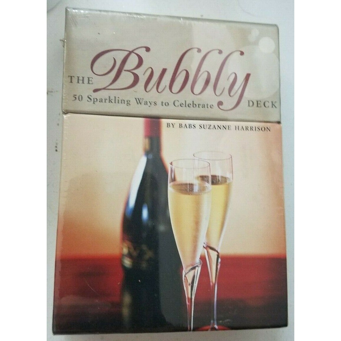 Card Bubbly Deck 50 Sparkling Ways to Celebrate Babs Suzanne Harrison 2004 Mumm