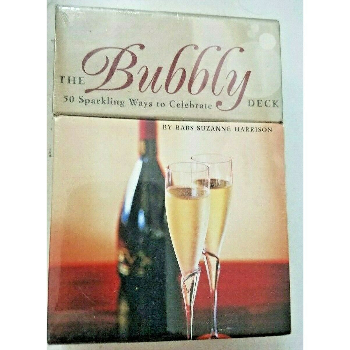 Card Bubbly Deck 50 Sparkling Ways to Celebrate Babs Suzanne Harrison 2004 Mumm
