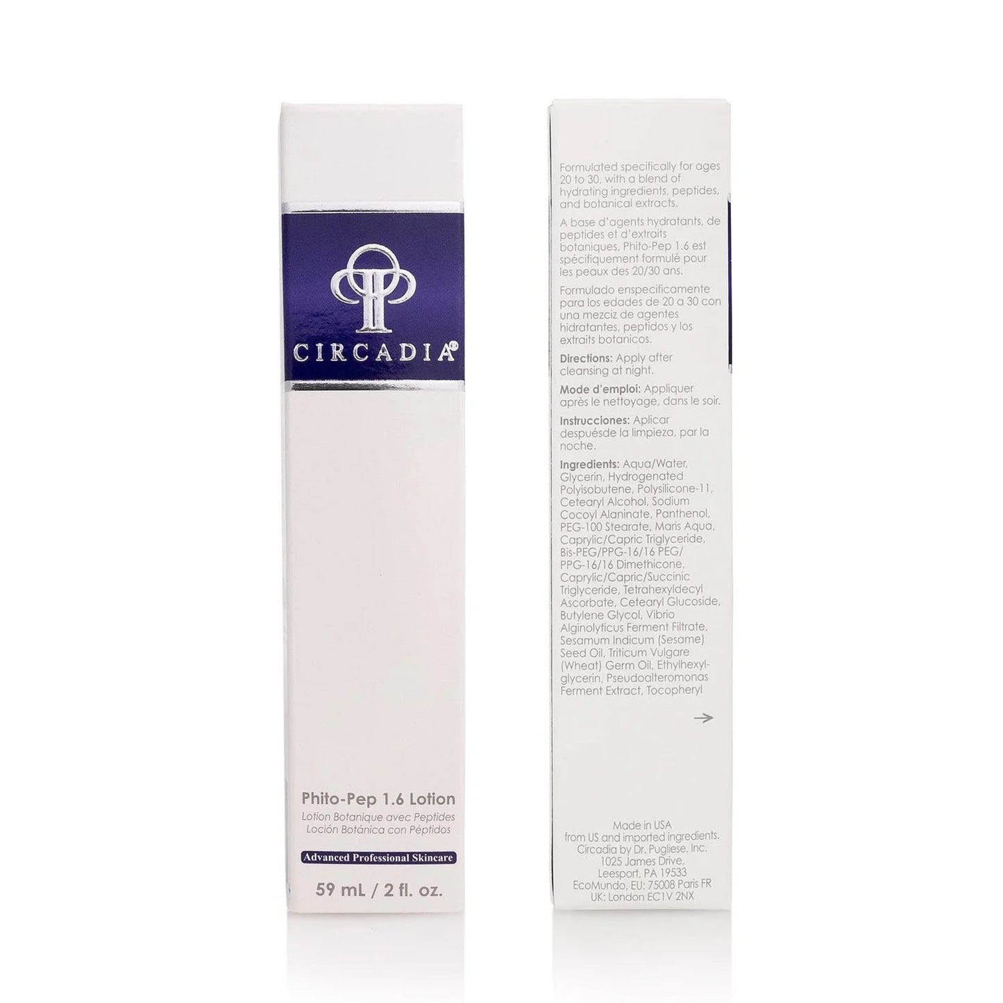 Skincare Circadia Phito-pep 1.6 Lotion 2 oz Help maintain skin’s peak condition