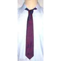 Tie Polyester Neck Tie Made by Tie Tree California Burgundy Black Swirl Men's