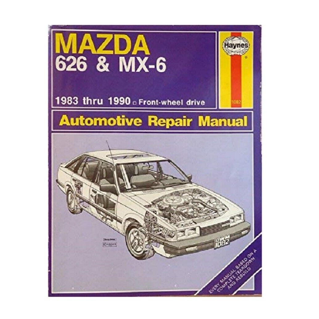 Book 1983 - 1990 Haynes Mazda 626 & MX-6 Front Wheel Drive Automotive Repair
