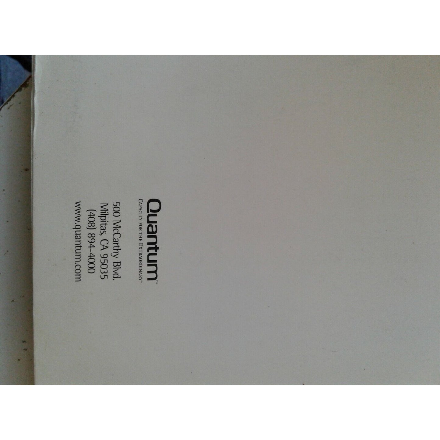 Computer Manual Quantum Atlas II XP32275 / XP34550 / XP39100 Highest Performing Disk Driv