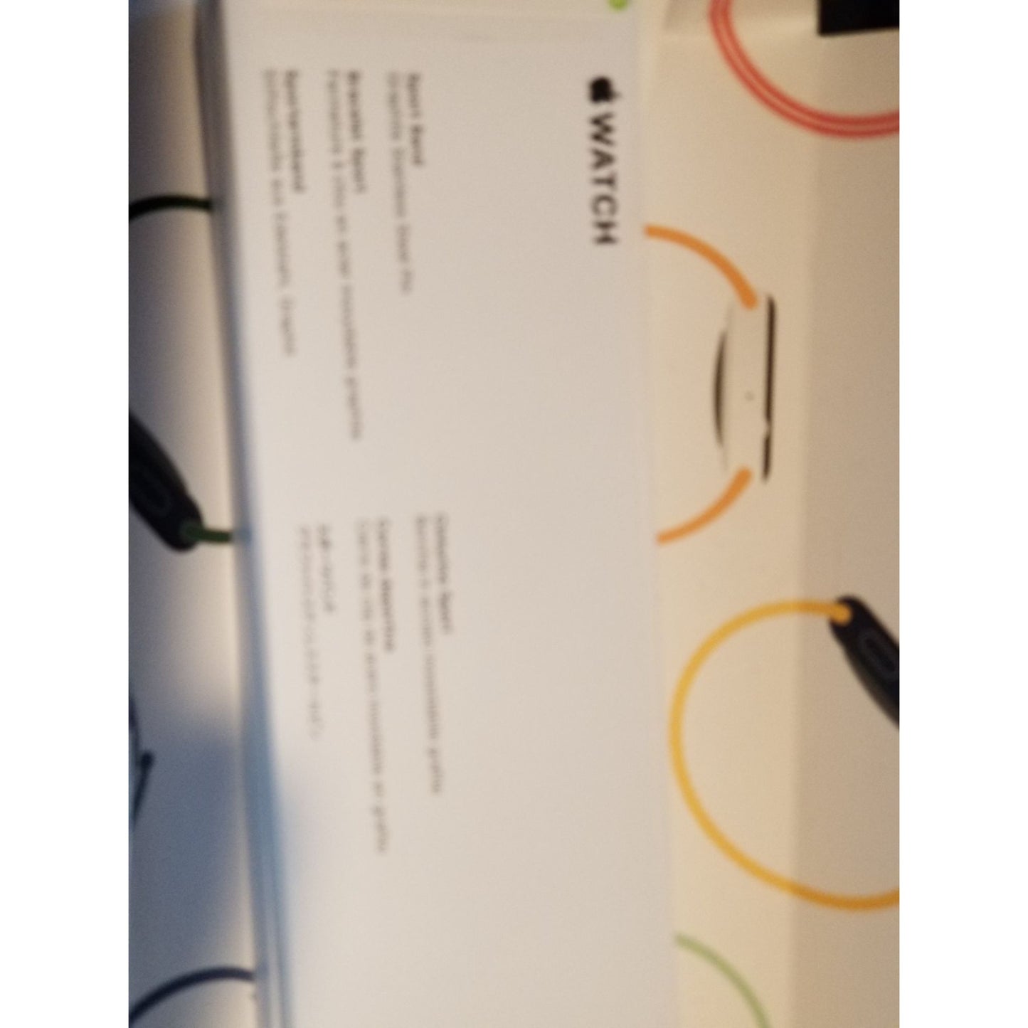 Apple Watch for parts 1 watch face 3 pieces of the band not working PARTS