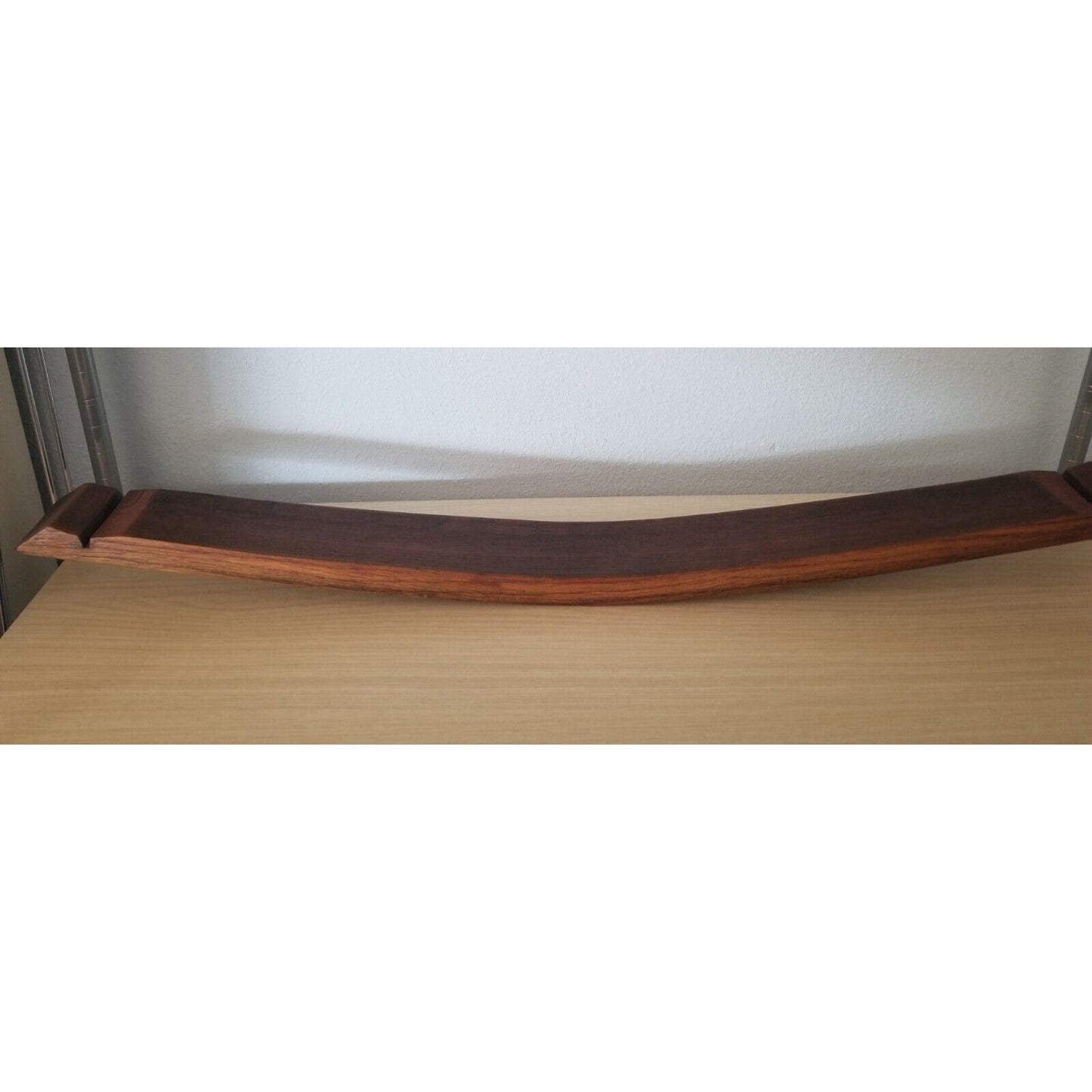 Wine Stave Sushi Tray No Feet  34" x 3 1/2 " x 2" Food Safe Finish is Bees Wax