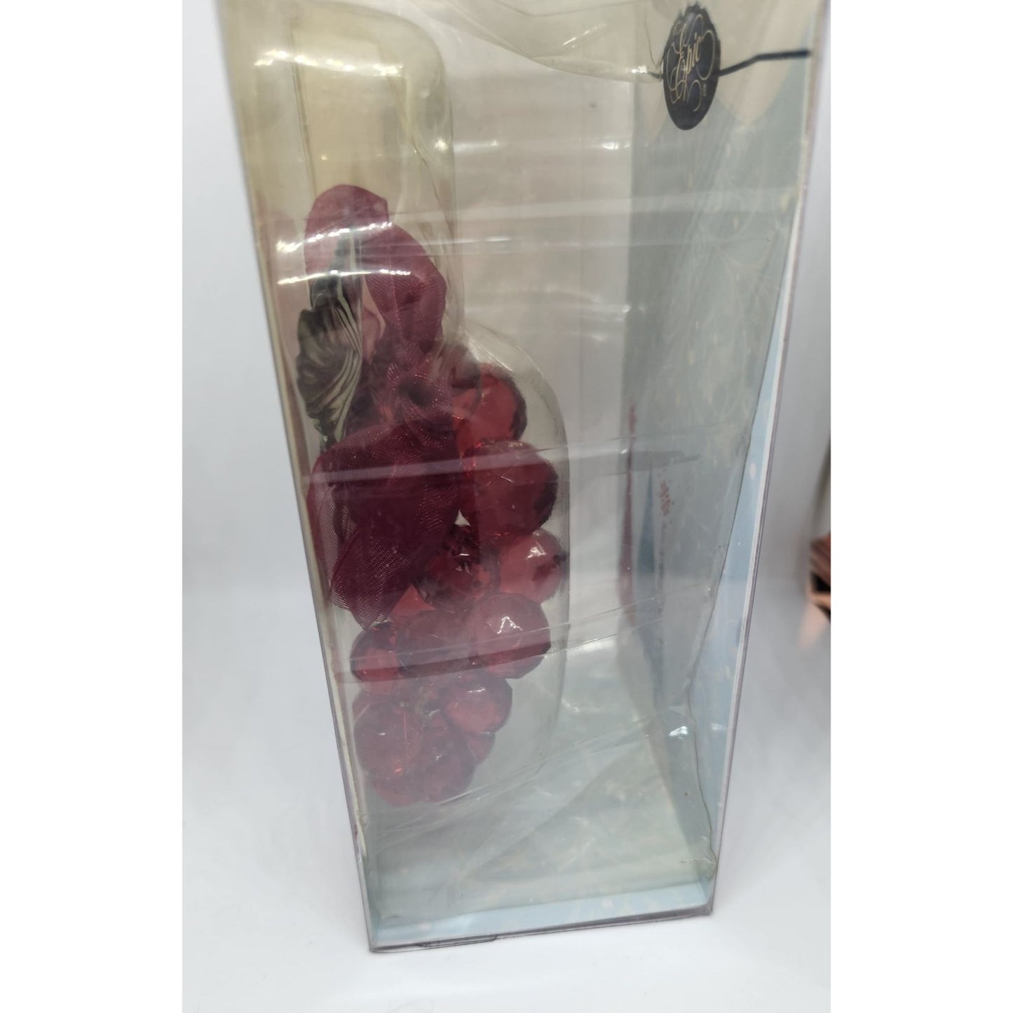 Christmas Ornament Red Grape Cluster 4 1/2" Tall Epic Hanging