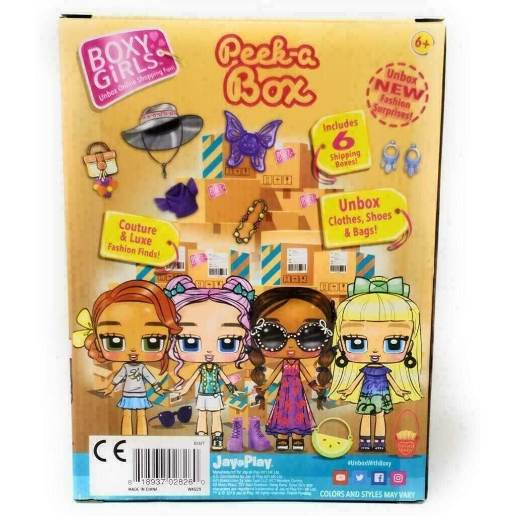 Boxy Girls PEEK A BOX BLUE Target Exclusive Mini Doll Boxes 2019 Surprise new