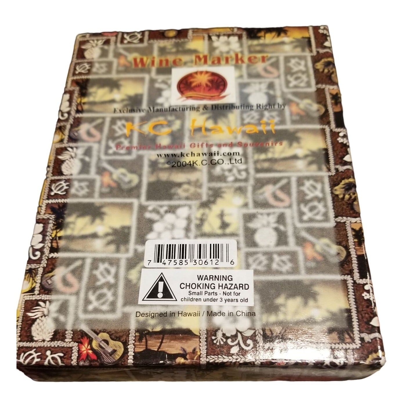 KC Hawaii Wine Charms 4 piece Hula Dancers