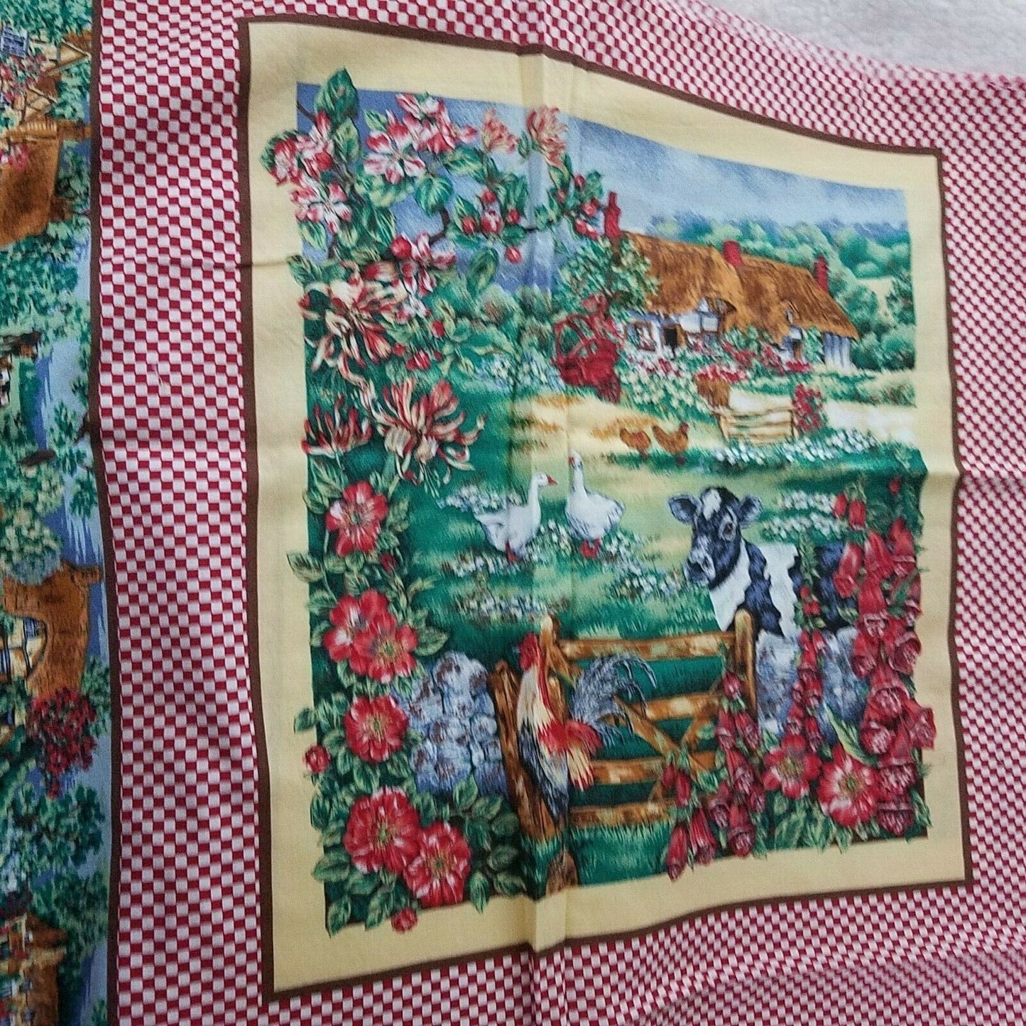 Craft Kit Set of 2 Pillows Fabric Woodrow Studio London England Down on The Farm