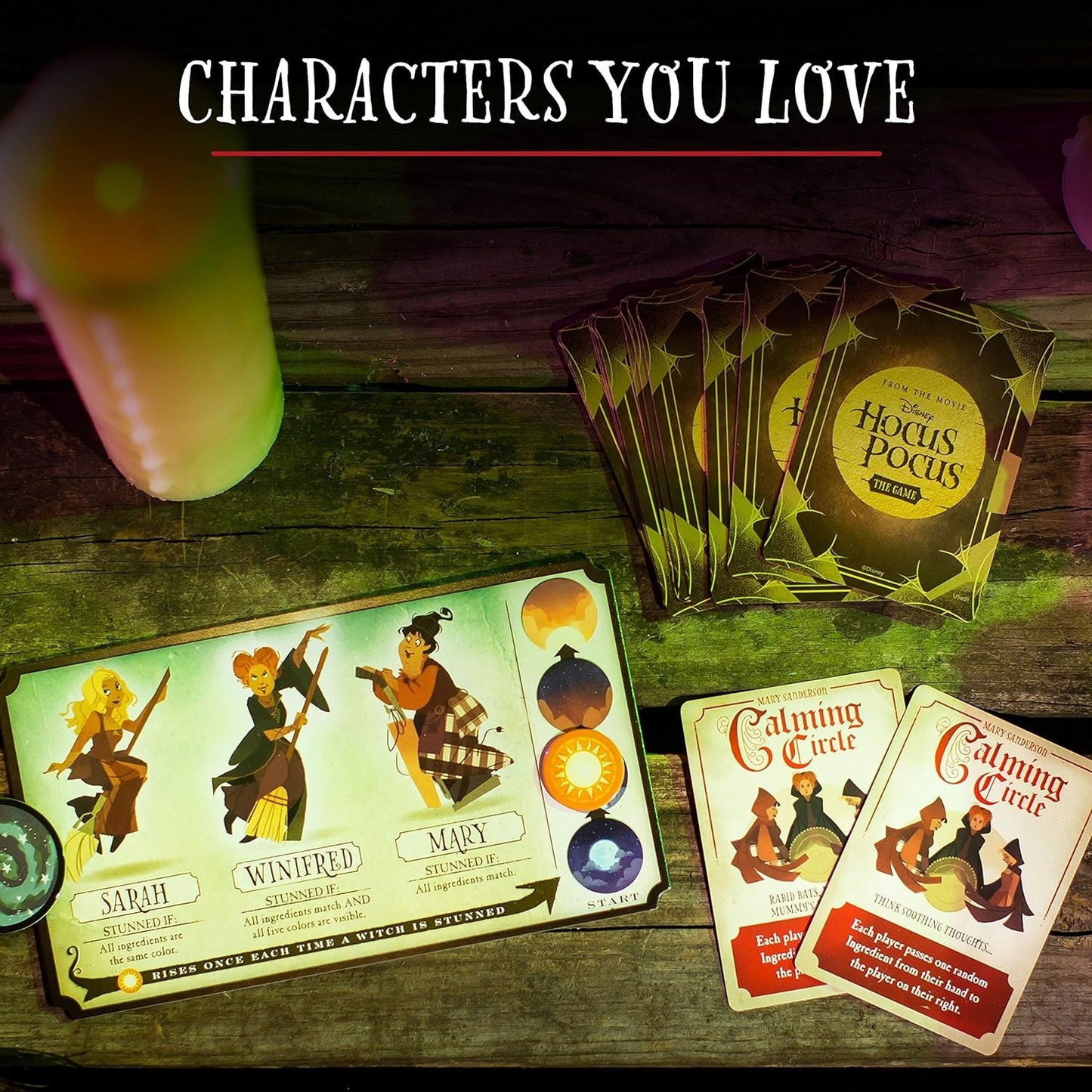 Ravensburger Disney Hocus Pocus: The Game for Ages 8 an Up - A Cooperative Game of Magic and Mayhem