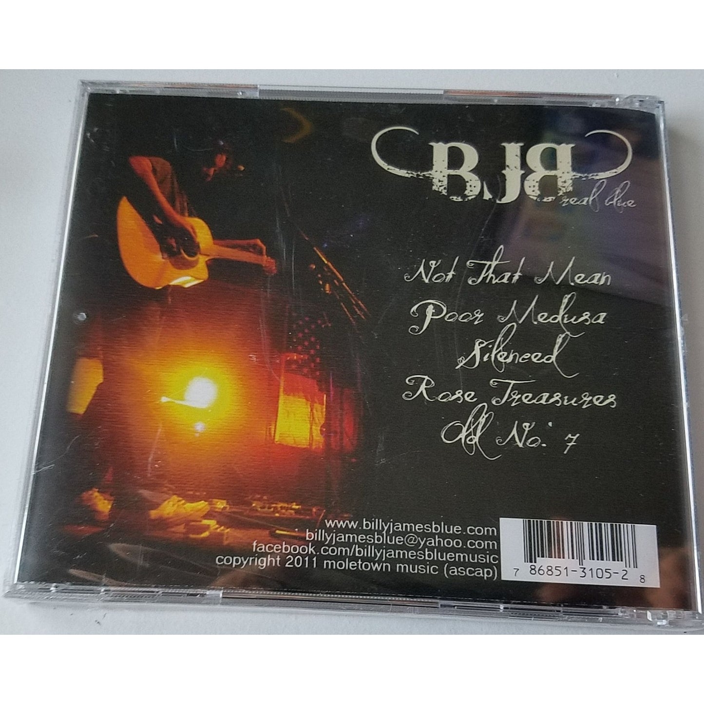 CD Billy James Blue 2011 moletown music 5 tracks