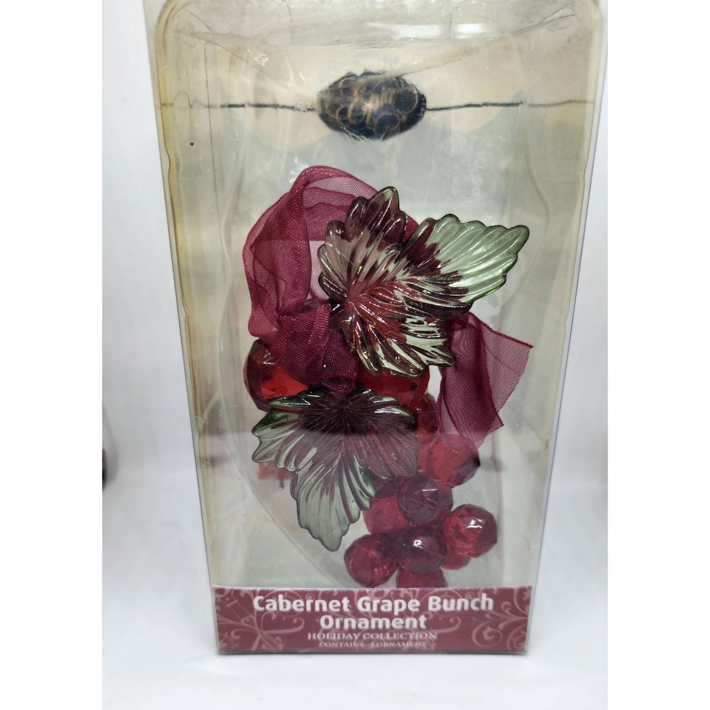 Christmas Ornament Red Grape Cluster 4 1/2" Tall Epic Hanging