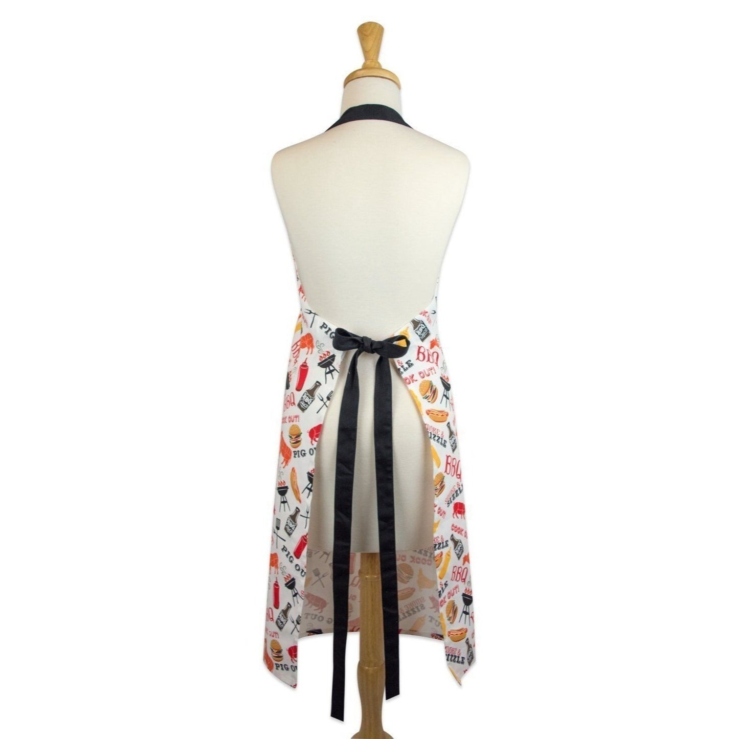 Apron BBQ DII 100% Cotton, Printed Unisex Bib Chef Kitchen Adjustable Neck & Waist