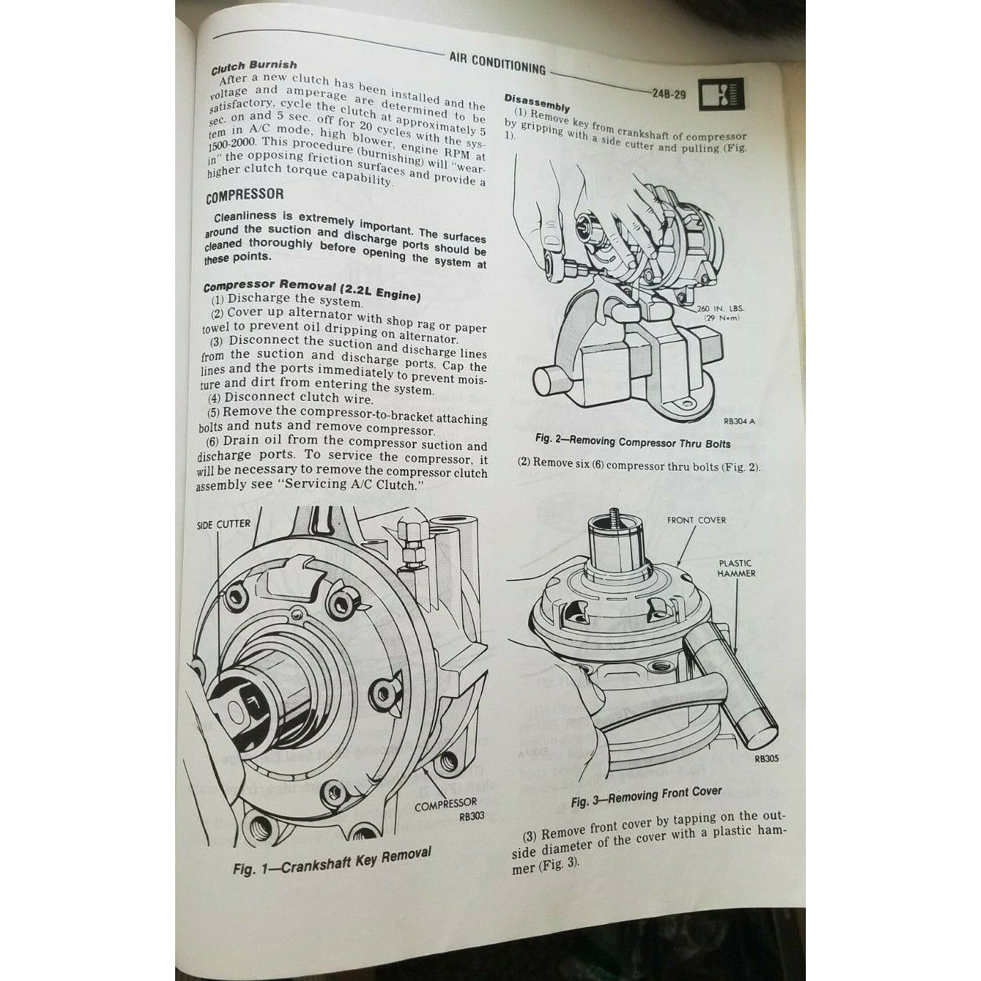 1986 Chrysler Service Manual Electrical Heater Air Conditioning Charger