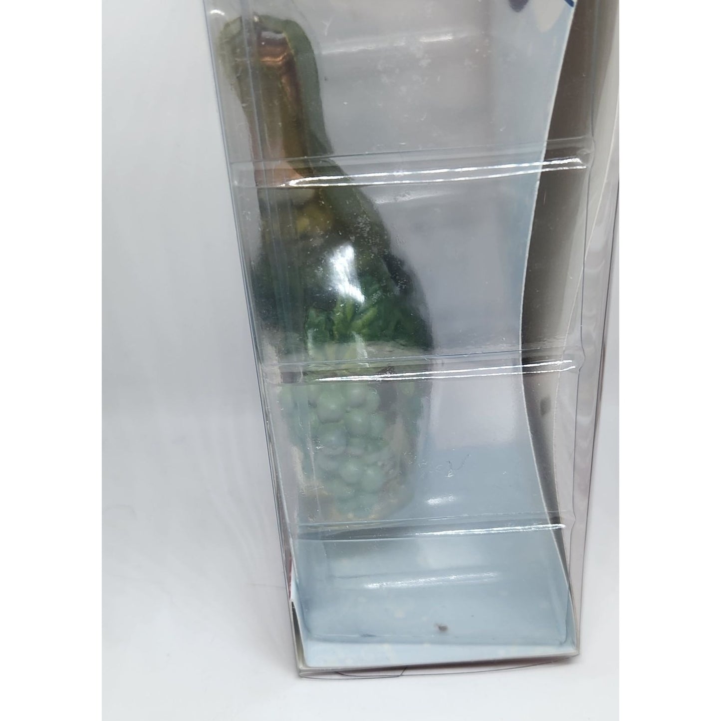 Christmas Ornament White Wine Bottle  4 1/2" Tall Epic Hanging