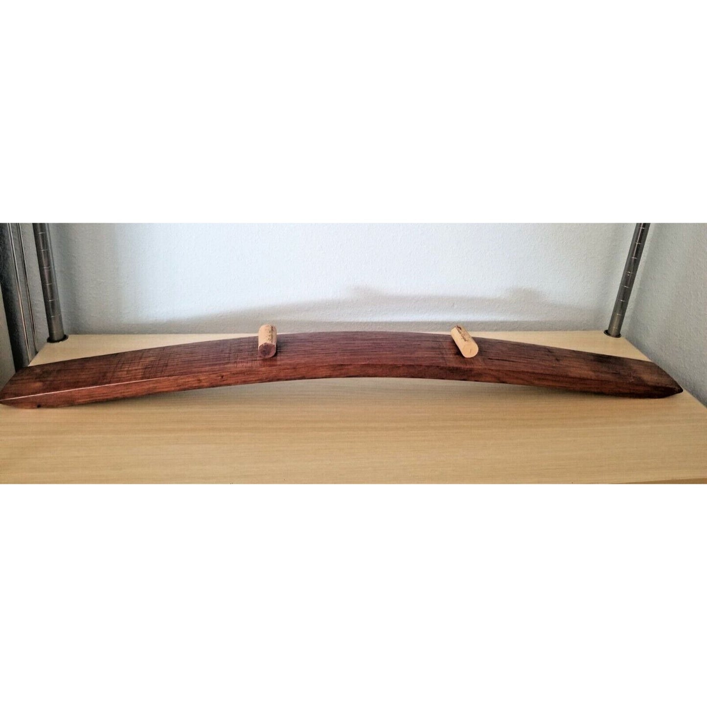 Wine Stave Sushi Tray Cork Feet 34" x 3 1/2 " x 2" Food Safe