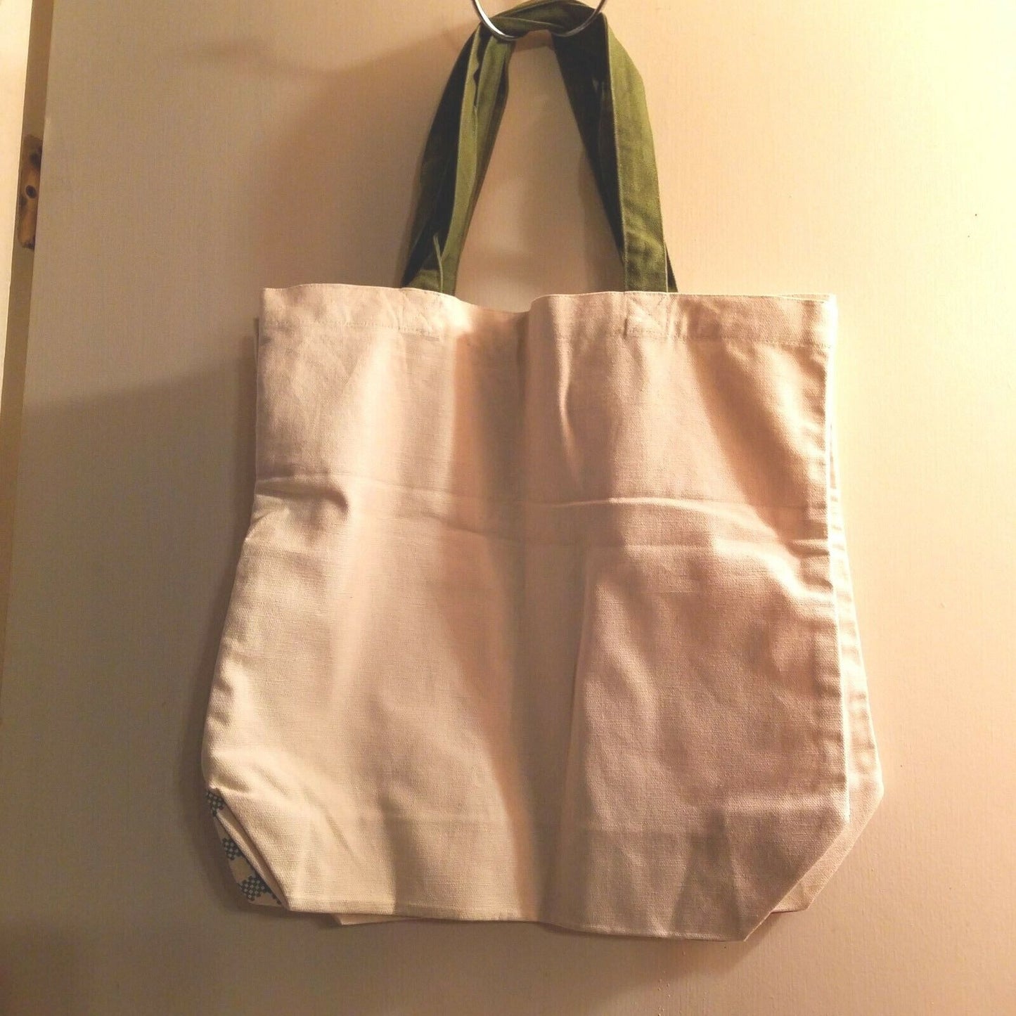Shopping Bags Set 2 Canvas Grow outside and Play Grow where you are Planted