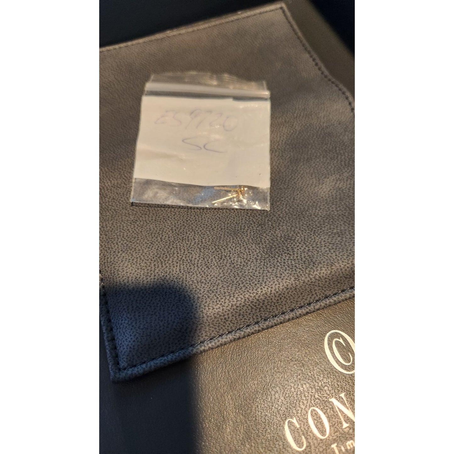 Concord Gray Empty Presentation Watch Box Inner Outer & Booklet Quartz Manual 2 LInks for Watch Band and a couple of Pins No Watch