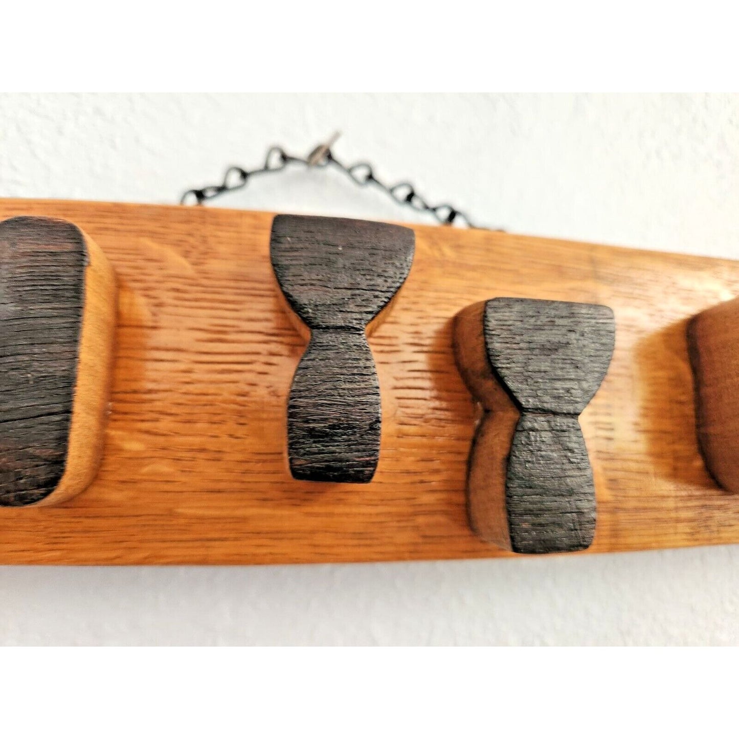 Wood Sign Wine Stave says "Guam USA ", Letters, Lotta Stones Cut from Stave