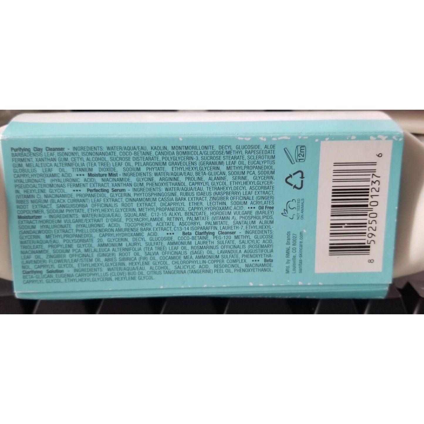 Skin Care Sanitas Oily Skin Kit 6 pieces Travel Size