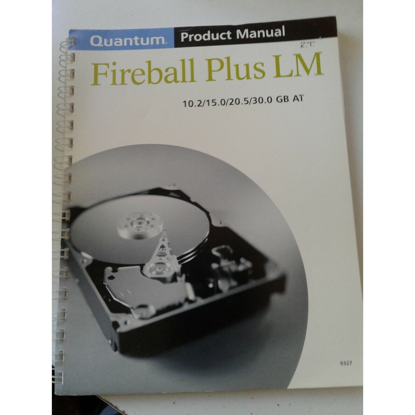 Quantum Product Manual Fireball Plus LM 10.2/ 15.0 / 20.5 / 30.0 GM AT