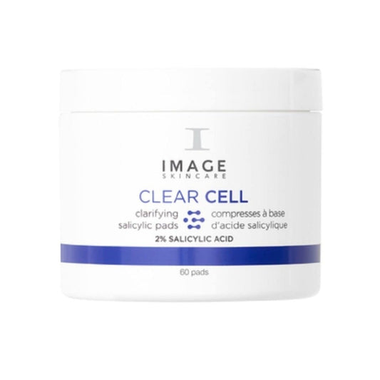 Skincare IMAGE Skincare, CLEAR CELL Clarifying  Salicylic Clarifying Pads, 60 Pads Exfoliating Wipes to Clarify Pores for Oily Prone Skin
