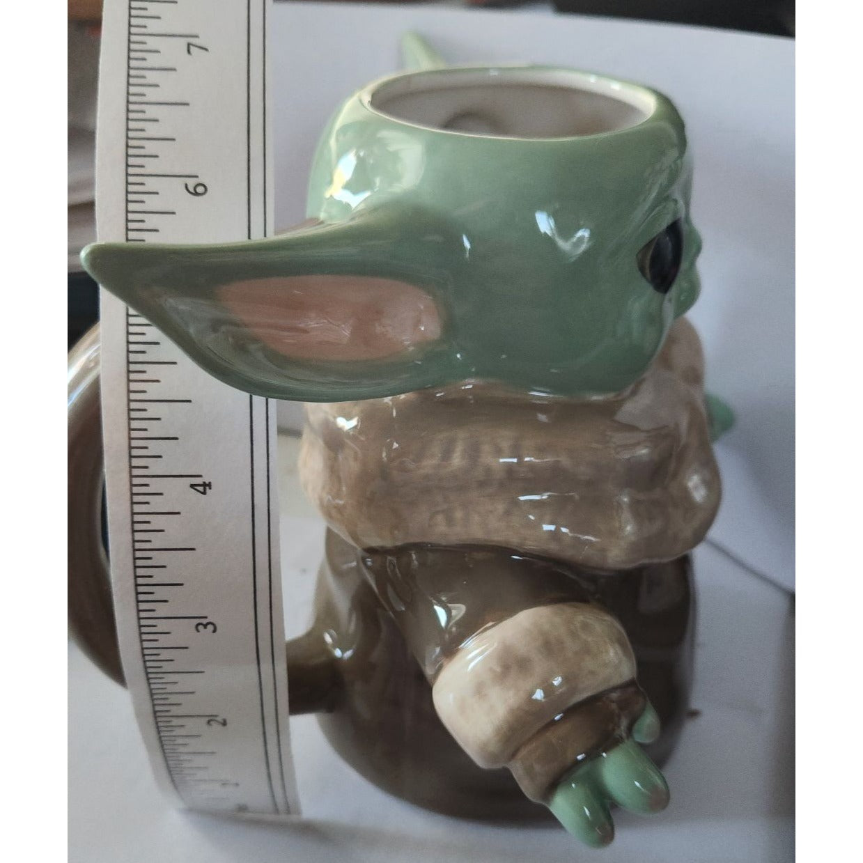Mug Star Wars Baby Yoda Ceramic Coffee Mug 3D Design 10 Oz Cute & Collectible Gift