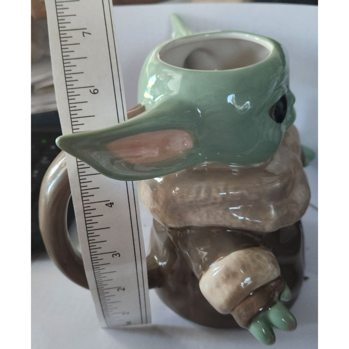 Mug Star Wars Baby Yoda Ceramic Coffee Mug 3D Design 10 Oz Cute & Collectible Gift