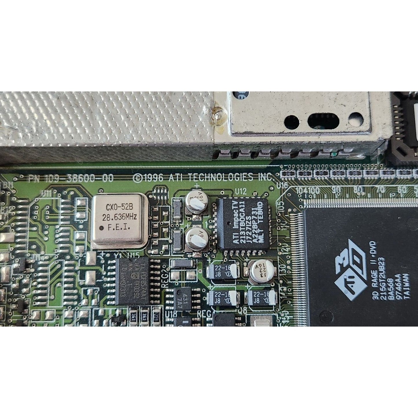 AGP Video Card ATI Rage II +DVD AIW 109-38600-00 1023860403 511236 A/V CATV VGA