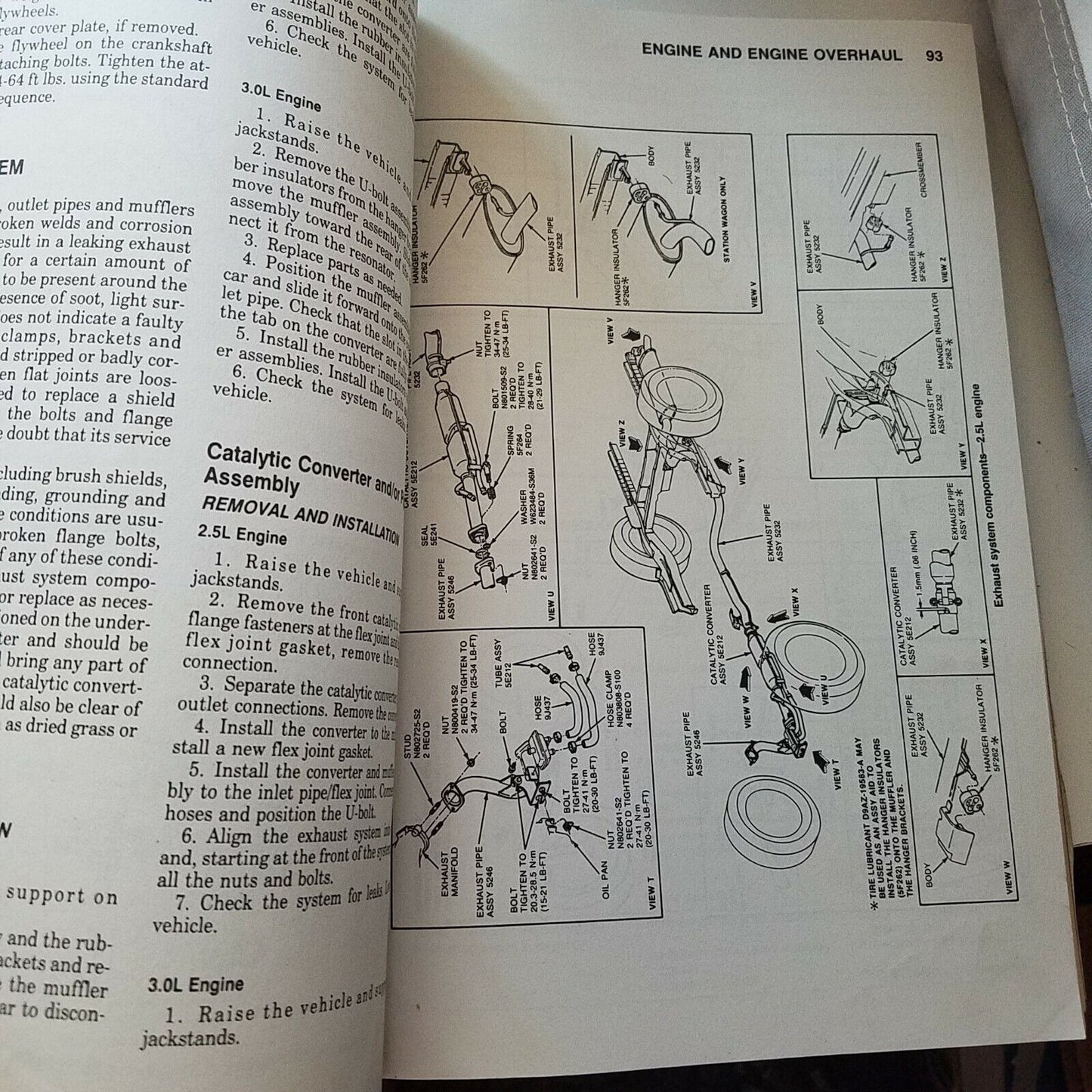 1986-87  Chilton's Repair Manual Taurus Sable   # 7830