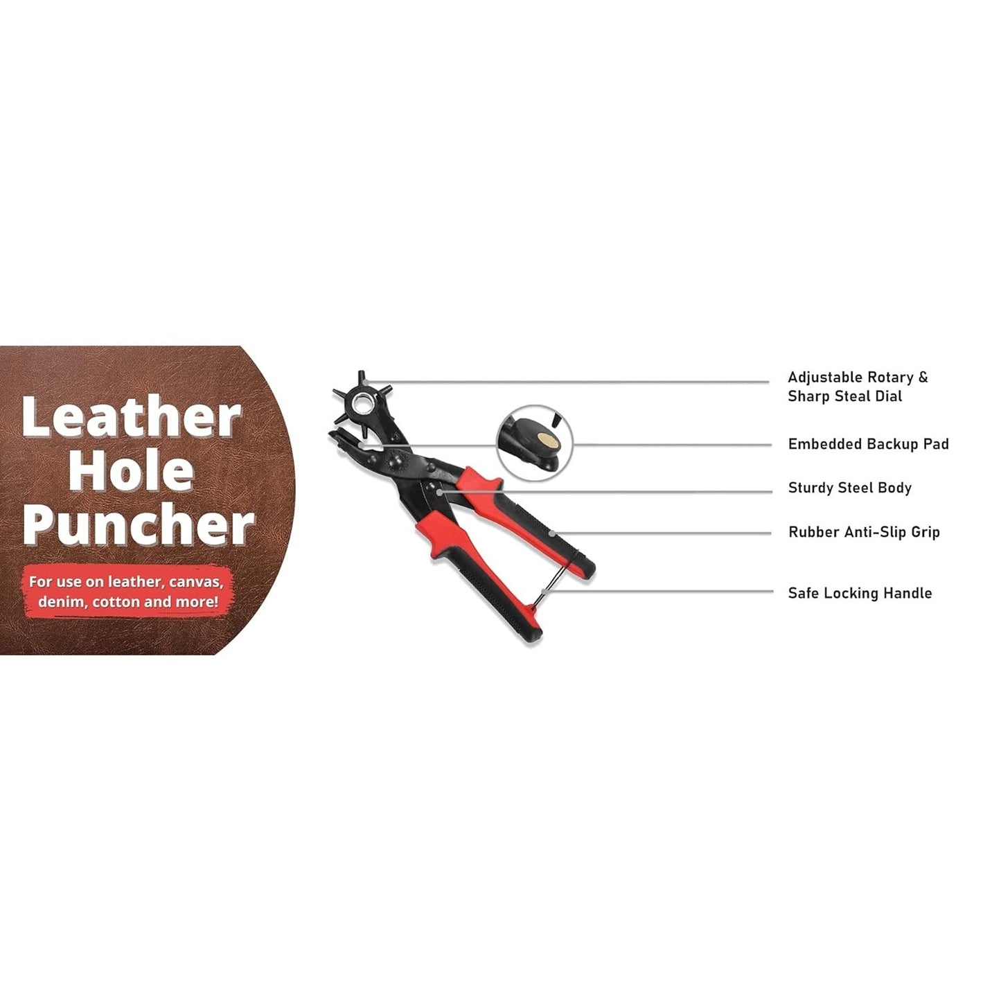 Xool Revolving Hole Punch Plier Kit
