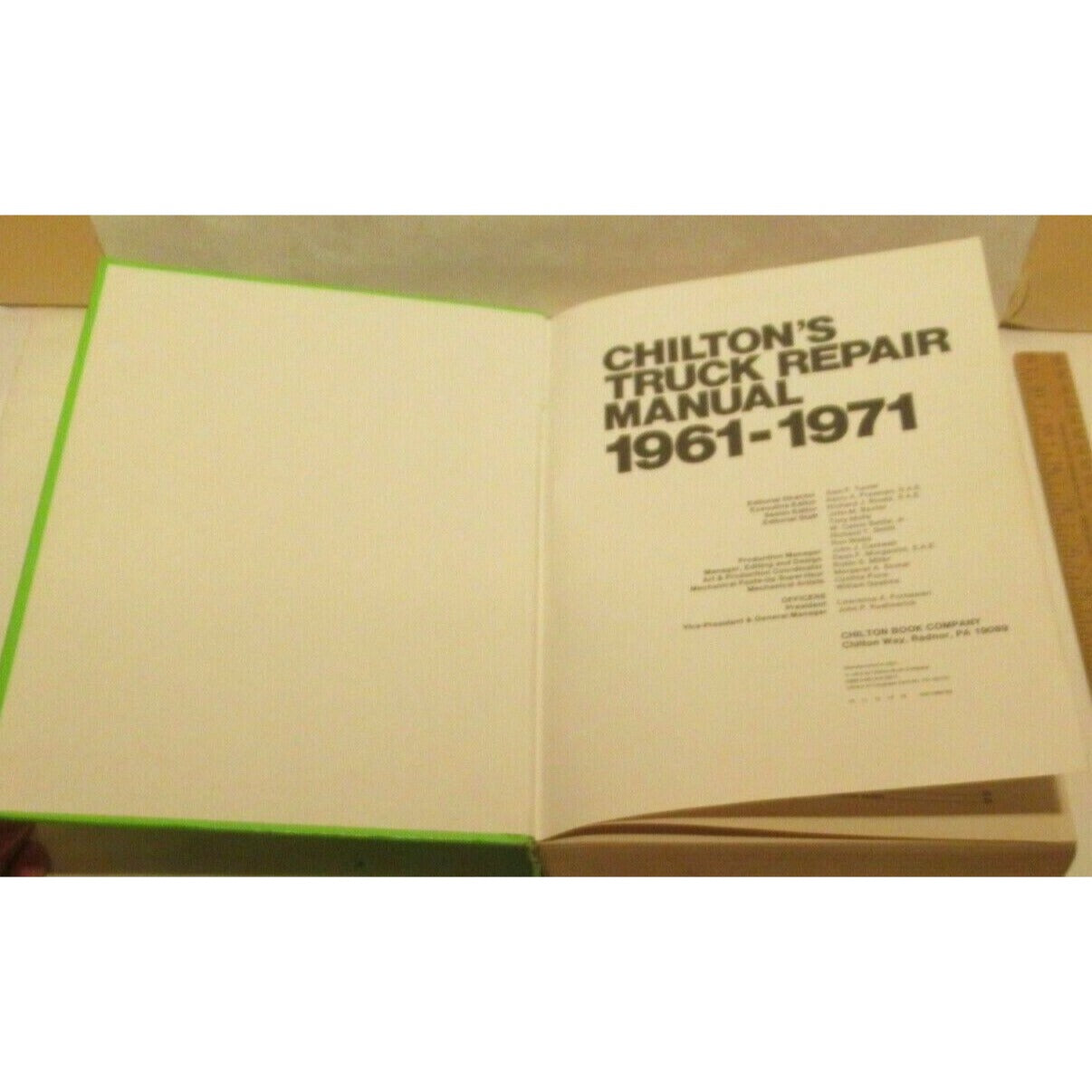 1961-1971  Chilton's Truck   Light and Medium Duty Gas and Diesel