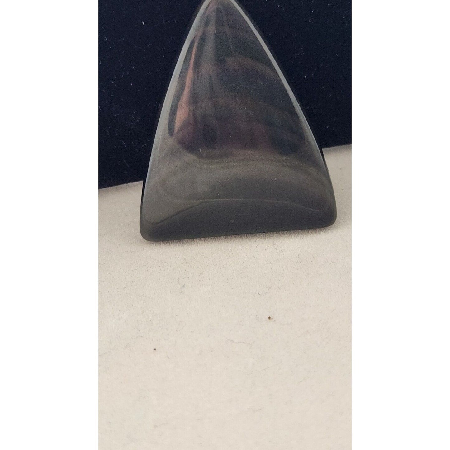 Gemstones Loose Obsidian Cabochon 8.9 gr Pendant Size 40 mm x 32 mm x 5 mm