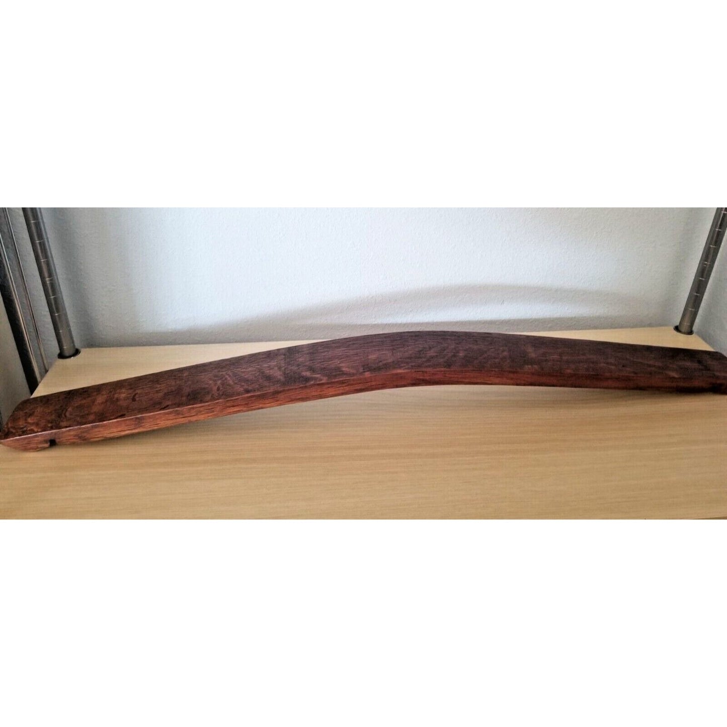 Wine Stave Sushi Tray No Feet  34" x 3 1/2 " x 2" Food Safe Finish is Bees Wax