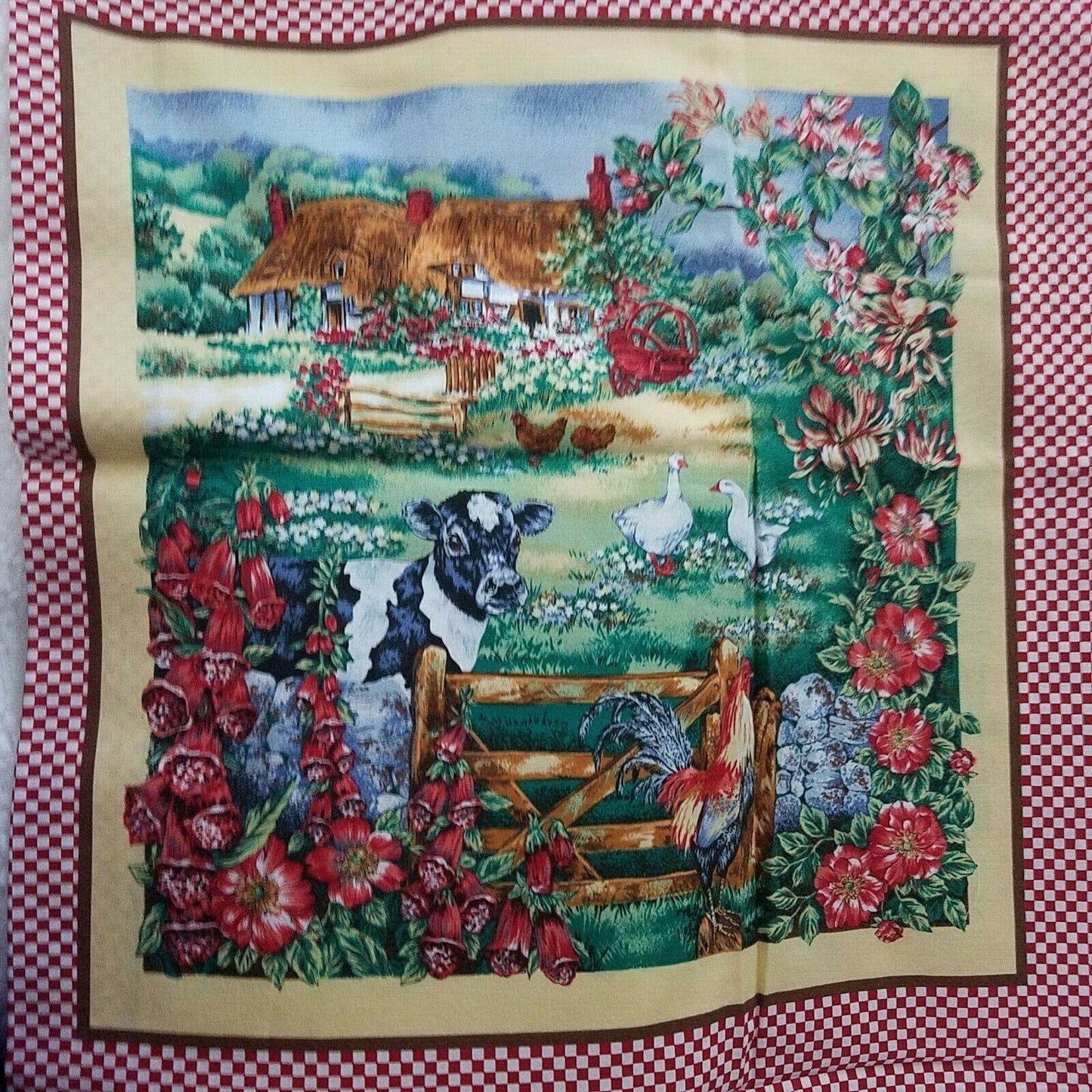 Craft Kit Set of 2 Pillows Fabric Woodrow Studio London England Down on The Farm