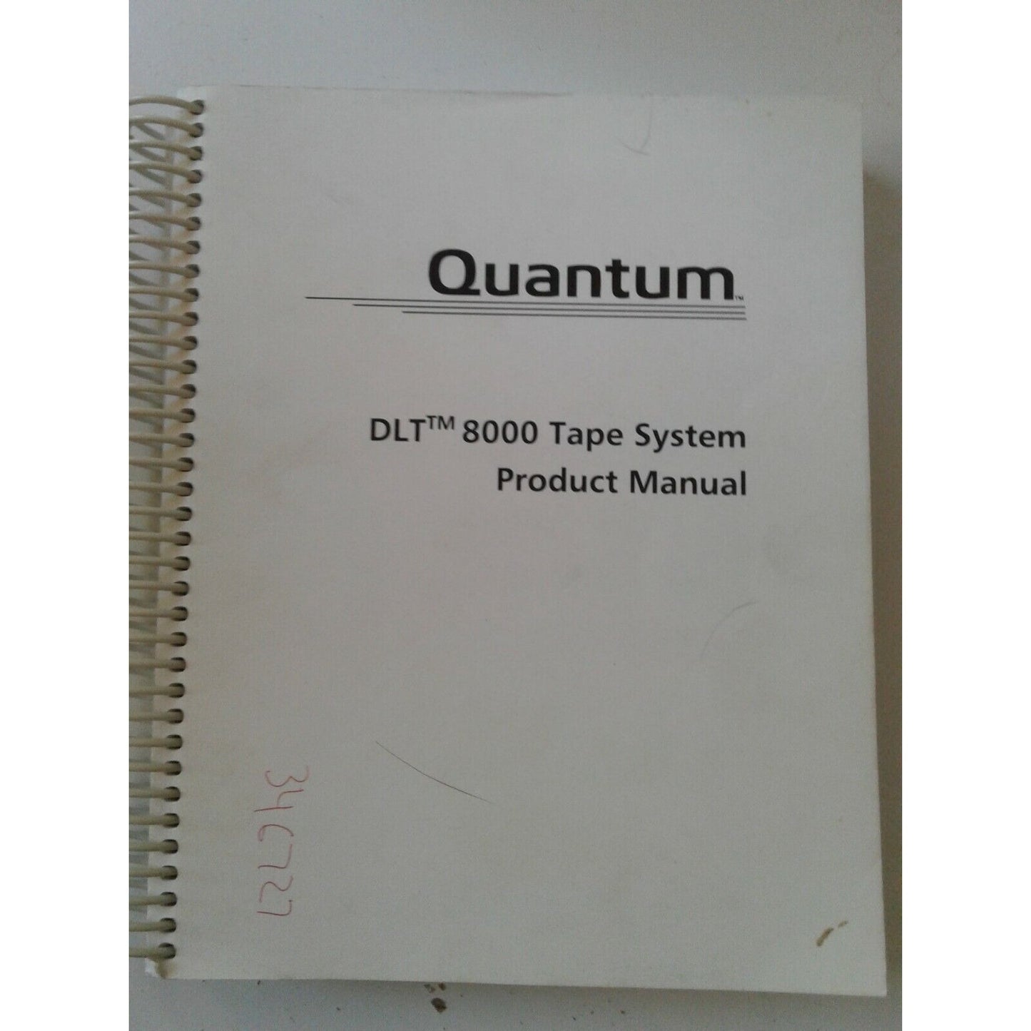 Quantum DLT 8000 Tape System Product Manual 1999