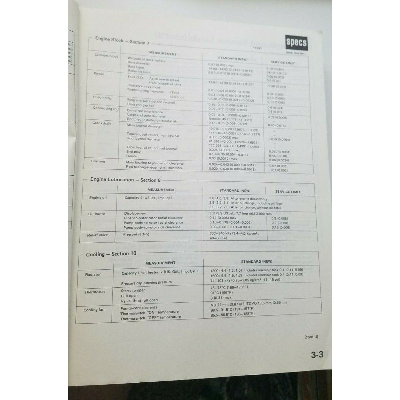 1984 Honda Civic 1.3 / 1.5 Service Manual First Edition Car
