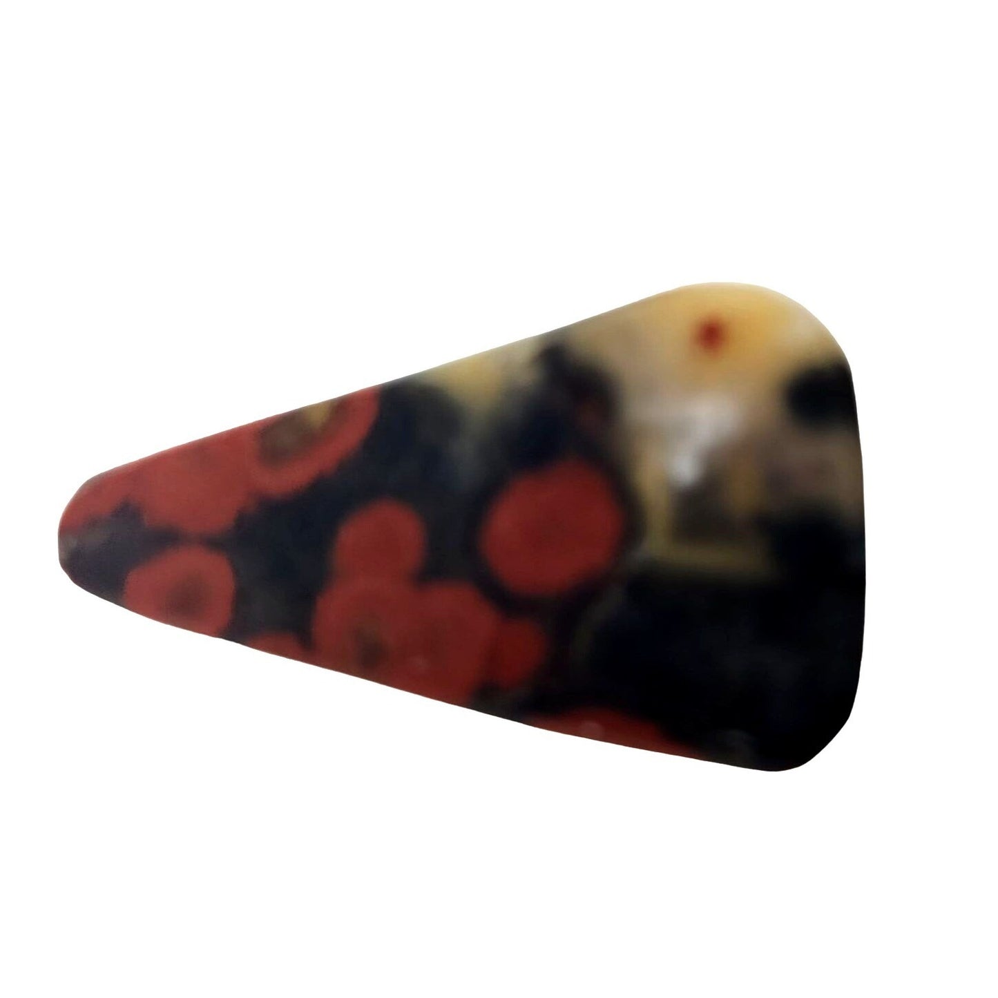 Gemstone Loose Morgan Hill Poppy Jasper Stone Cabochon Pendant Size 35 ct 6.9 gr
