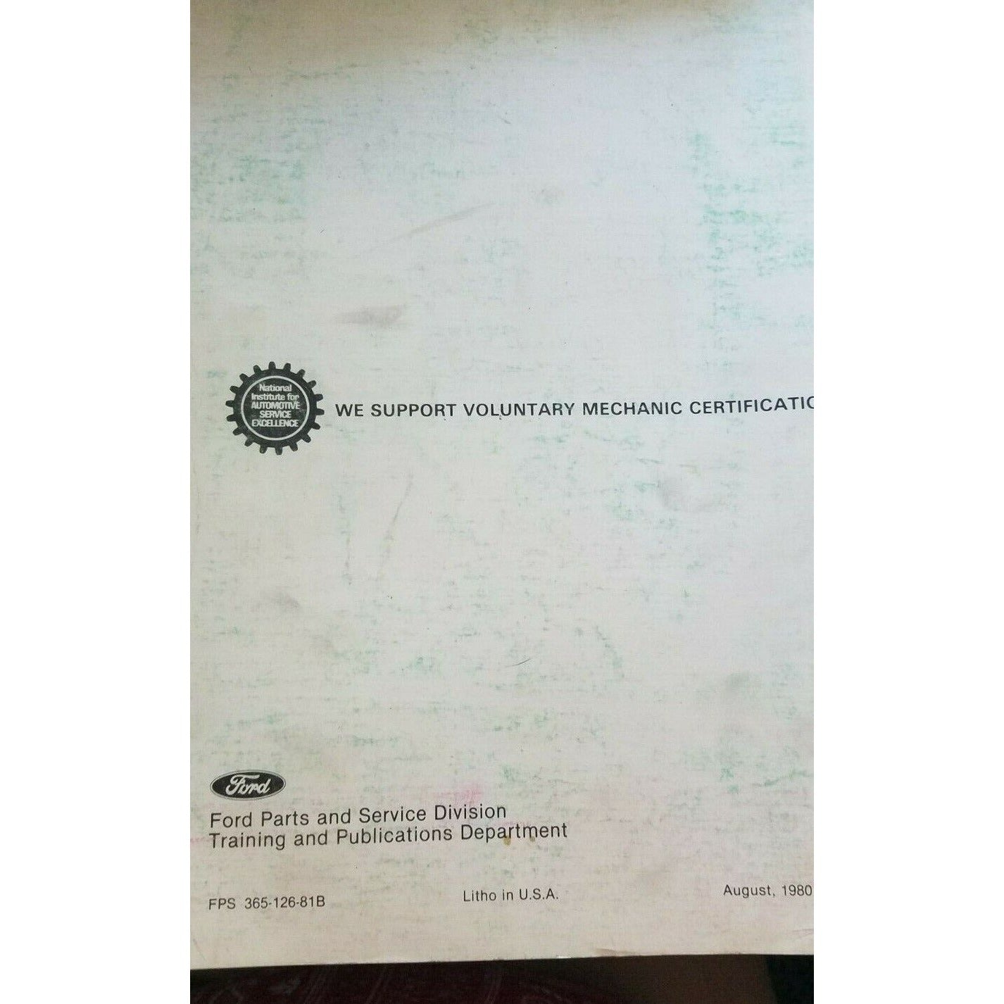 Book 1981 Ford Car Shop Manual Body Chassis Electrical Thunderbird XR- 7 Mustang